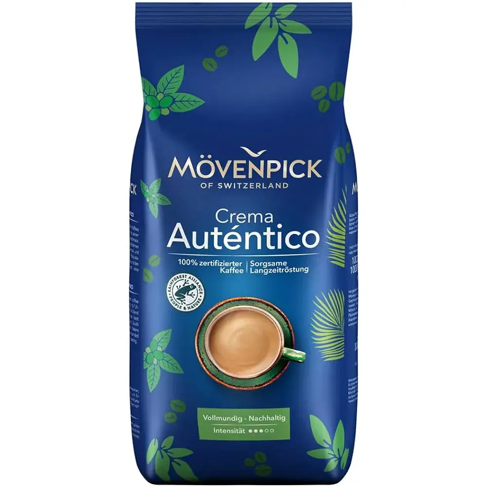 دانه قهوه موون پیک کافه کرما آئوتنتیکو 1 کیلوگرم Movenpick Caffe Crema Autentico 1 قیمت و خرید:دانه قهوه موون پیک کافه کرما آئوتنتیکو 1 کیلوگرم Movenpick Caffe Crema Autentico