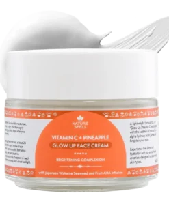 کرم ویتامین سی نیچر اسپل مرطوبکننده و روشنکننده ۱۰۰ میل Nature Spell Vitamin C + Pineapple Glow Up Face Cream 3 کرم ویتامین سی نیچر اسپل مرطوبکننده و روشنکننده ۱۰۰ میل Nature Spell Vitamin C + Pineapple Glow Up Face Cream