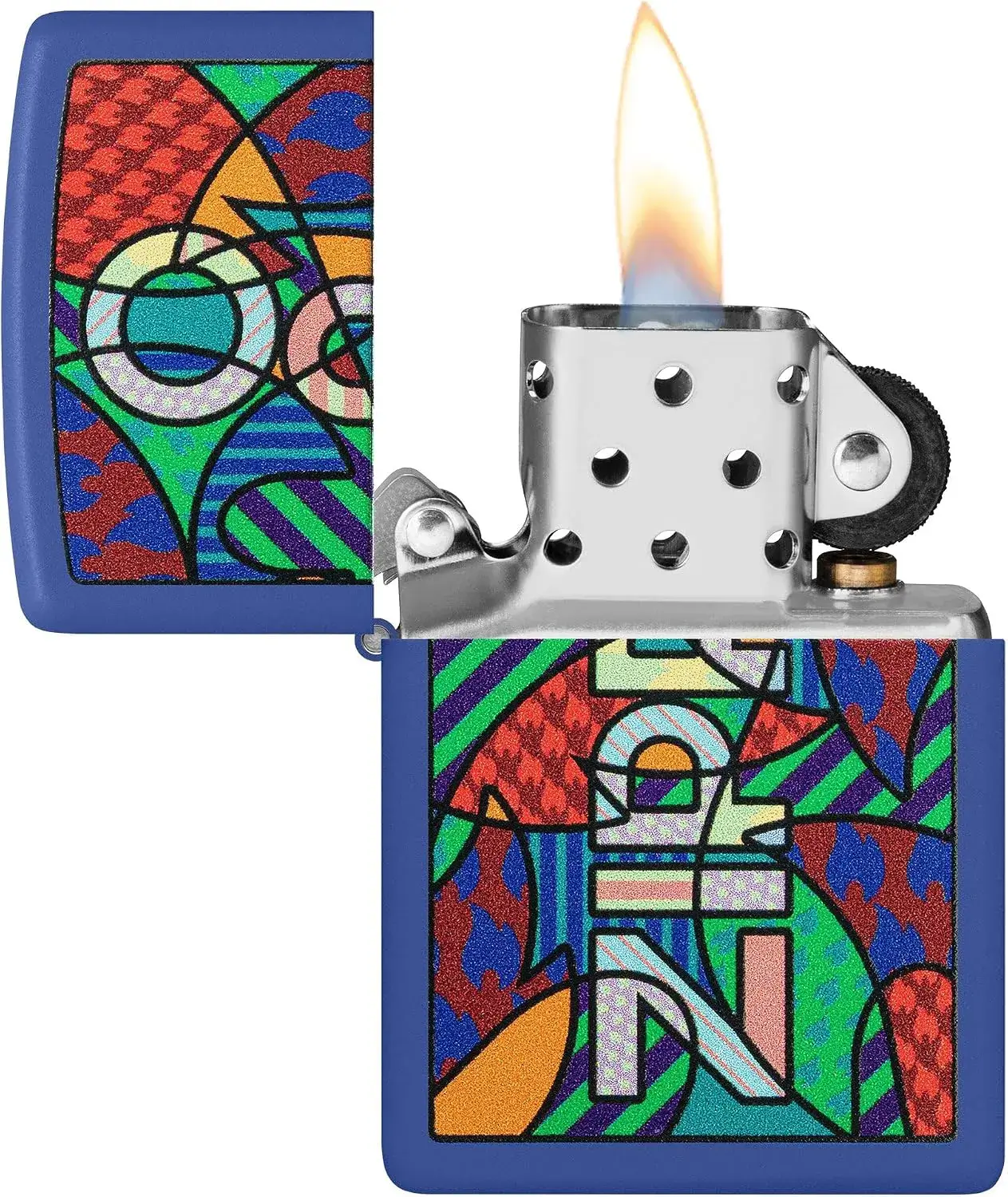 فندک زیپو آبی مات طرح انتزاعی Zippo 48707 Abstract Design 3 قیمت و خرید:فندک زیپو آبی مات طرح انتزاعی Zippo 48707 Abstract Design