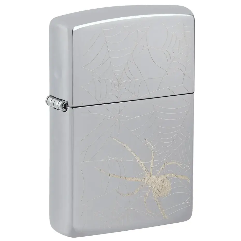 فندک زیپو کروم براق طرح تار عنکبوت Zippo 48767 Spider Web Design 1 قیمت و خرید:فندک زیپو روم براق طرح تار عنکبوت Zippo 48767Spider Web Design