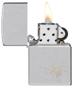 فندک زیپو کروم براق طرح تار عنکبوت Zippo 48767 Spider Web Design 7 قیمت و خرید:فندک زیپو روم براق طرح تار عنکبوت Zippo 48767Spider Web Design