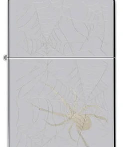 فندک زیپو کروم براق طرح تار عنکبوت Zippo 48767 Spider Web Design 9 فندک زیپو کروم براق طرح تار عنکبوت Zippo 48767 Spider Web Design