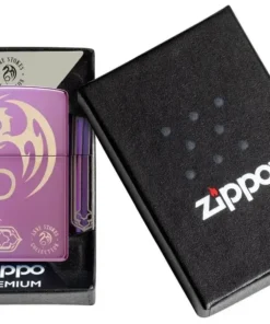 فندک زیپو بنفش براق طرح اژدهای آن استوکس Zippo 48574 Anne Stokes Forbidden Dragon Design 9 فندک زیپو بنفش براق طرح اژدهای آن استوکس Zippo 48574 Anne Stokes Forbidden Dragon Design