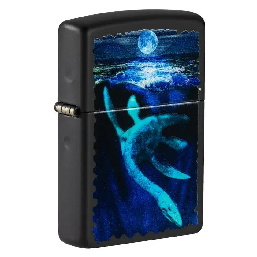 فندک زیپو مشکی مات طرح هیولای لاک نس بلک لایت Zippo 49697 Black Light Loch Ness Design 1 قیمت و خرید:فندک زیپو مشکی مات طرح هیولای لاک نس بلک لایت Zippo 49697Black Light Loch Ness Design