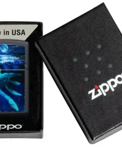 فندک زیپو مشکی مات طرح هیولای لاک نس بلک لایت Zippo 49697 Black Light Loch Ness Design 8 فندک زیپو مشکی مات طرح هیولای لاک نس بلک لایت Zippo 49697Black Light Loch Ness Design