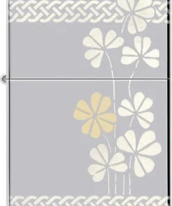 فندک زیپو کروم براق طرح شبدر Zippo 48586 Clover Design 7 قیمت و خرید:فندک زیپو کروم براق طرح شبدر Zippo 48586 Clover Design