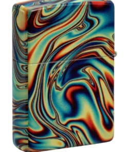فندک زیپو شبتاب ۵۴۰ طرح موج رنگ Zippo 48612 Colorful Swirl Design 9 قیمت و خرید:فندک زیپو شبتاب ۵۴۰ طرح موج رنگ Zippo 48612 Colorful Swirl Design