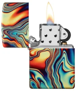 فندک زیپو شبتاب ۵۴۰ طرح موج رنگ Zippo 48612 Colorful Swirl Design 10 قیمت و خرید:فندک زیپو شبتاب ۵۴۰ طرح موج رنگ Zippo 48612 Colorful Swirl Design
