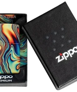 فندک زیپو شبتاب ۵۴۰ طرح موج رنگ Zippo 48612 Colorful Swirl Design 11 قیمت و خرید:فندک زیپو شبتاب ۵۴۰ طرح موج رنگ Zippo 48612 Colorful Swirl Design