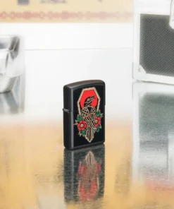 فندک زیپو مشکی مات طرح کلاغ تتو Zippo 48611 Crow Tattoo Design 6 قیمت و خرید:فندک زیپو مشکی مات طرح کلاغ تتو Zippo 48611 Crow Tattoo Design