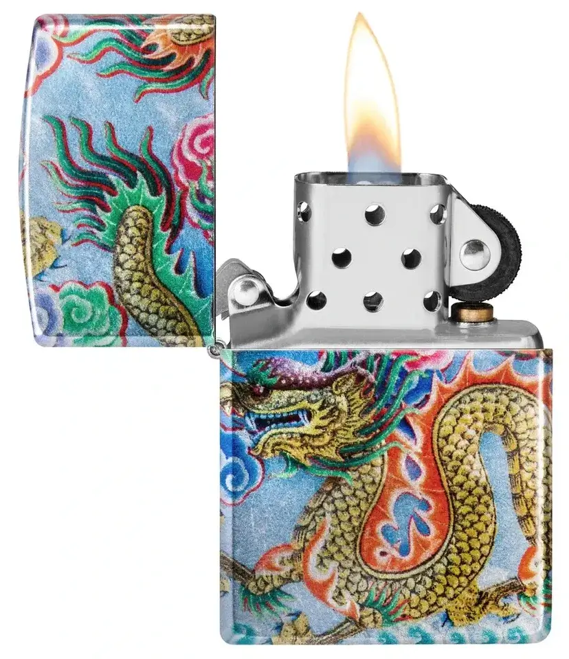 فندک زیپو ۵۴۰ فیوژن طرح اژدها Zippo 48575 Dragon Design 3 قیمت و خرید:فندک زیپو ۵۴۰ فیوژن طرح اژدها Zippo 48575 Dragon Design