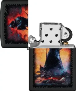 فندک زیپو مشکی مات طرح فرانک فرازتا Zippo 48555 Frank Frazetta Design 5 قیمت و خرید:فندک زیپو مشکی مات طرح فرانک فرازتا Zippo 48555 Frank Frazetta Design