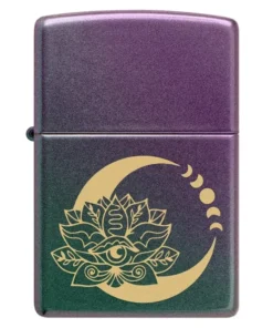 فندک زیپو رنگینکمانی طرح نیلوفر و ماه Zippo 48587 Lotus Moon Design 7 قیمت و خرید: فندک زیپو رنگینکمانی طرح نیلوفر و ماه Zippo 48587 Lotus Moon Design