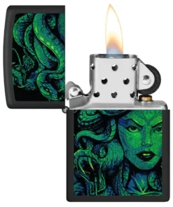 فندک زیپو مشکی مات طرح مدوسا Zippo 48609 Medusa Design Design 6 قیمت و خرید:فندک زیپو مشکی مات طرح مدوسا Zippo 48609 Medusa Design Design
