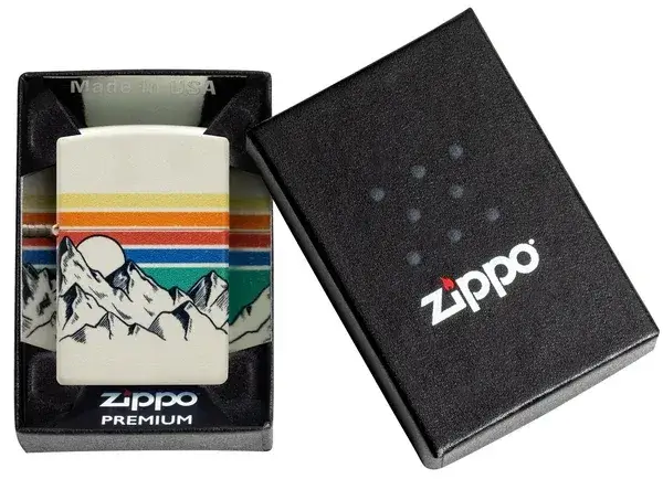 فندک زیپو ۵۴۰ طرح کوه و غروب Zippo 48573 Mountain Design 5 قیمت و خرید:فندک زیپو ۵۴۰ طرح کوه و غروب Zippo 48573 Mountain Design