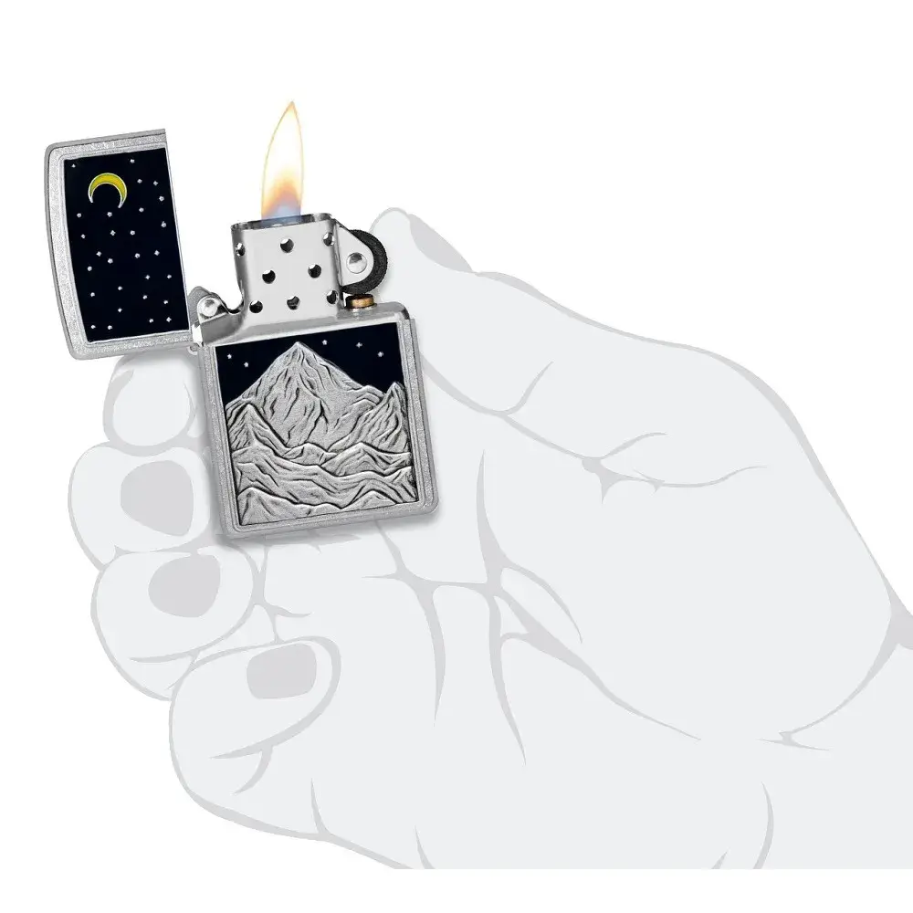فندک زیپو استریت کروم طرح کوهستان Zippo 48632 Mountain Emblem Design 4 قیمت و خرید:فندک زیپو استریت کروم طرح کوهستان Zippo 48632 Mountain Emblem Design