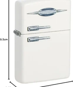 فندک زیپو سفید مات طرح یخچال رترو Zippo 49636 Retro Fridge Design 9 قیمت و خرید:فندک زیپو سفید مات طرح یخچال رترو Zippo 49636 Retro Fridge Design