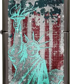 فندک زیپو بلک آیس طرح مجسمه آزادی Zippo 49663 Statue of Liberty Design 6 قیمت و خرید:فندک زیپو بلک آیس طرح مجسمه آزادی Zippo 49663 Statue of Liberty Design