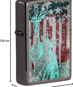 فندک زیپو بلک آیس طرح مجسمه آزادی Zippo 49663 Statue of Liberty Design 9 فندک زیپو بلک آیس طرح مجسمه آزادی Zippo 49663 Statue of Liberty Design