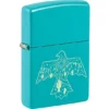 فندک زیپو فیروزهای مات طرح تاندربرد Zippo 48522 Thunderbird Design 11 قیمت و خرید:فندک زیپو فیروزهای مات طرح تاندربرد Zippo 48522 Thunderbird Design