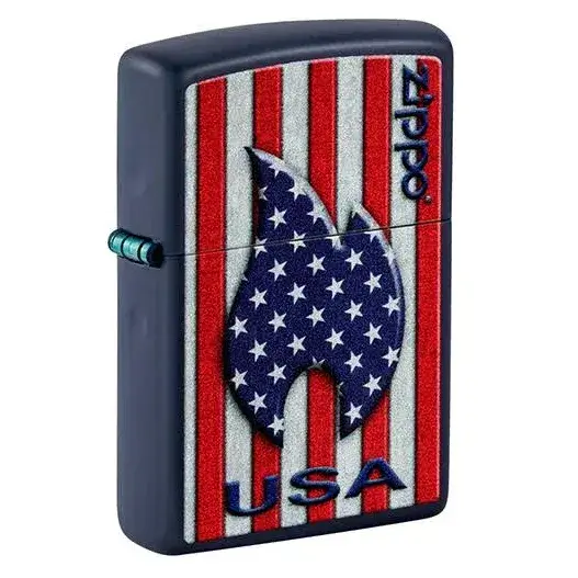 فندک زیپو سرمهای طرح پرچم آمریکا و شعله Zippo 48560 USA Flame Flag Design 1 قیمت و خرید:فندک زیپو سرمهای طرح پرچم آمریکا و شعله Zippo 48560 USA Flame Flag Design