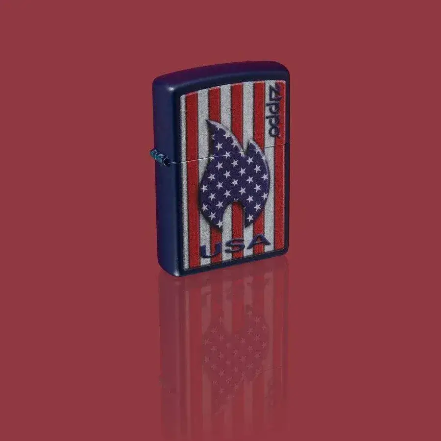 فندک زیپو سرمهای طرح پرچم آمریکا و شعله Zippo 48560 USA Flame Flag Design 3 قیمت و خرید:فندک زیپو سرمهای طرح پرچم آمریکا و شعله Zippo 48560 USA Flame Flag Design