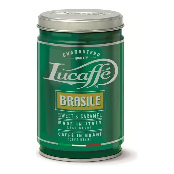 دانه قهوه لوکافه برزیل تکخاستگاه 100%عربیکا ۲۵۰ گرمی Lucaffe Brasile 1 قیمت و خرید:دانه قهوه لوکافه برزیل تکخاستگاه ۲۵۰ گرمی Lucaffe Brasile
