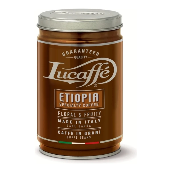 دانه قهوه لوکافه اتیوپی اسپشیالتی 100%عربیکا 250گرمی Lucaffe Etiopia Specialty 1 قیمت و خرید:دانه قهوه لوکافه-لوکافی اتیوپی اسپشیالتی 250گرمی Lucaffe Etiopia Specialty
