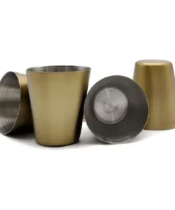ست فلاسک جیبی و ۴ شات طلایی طرح مدالیون ان بی کو مدل FLNB-1219 7 چهار شات همراه ست فلاسک جیبی و شات طلایی طرح مدالیون ان بی کو