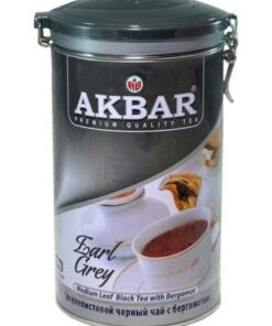 خرید چای اکبر ارل گری قوطی فلزی Akbar Earl Grey 450gr اصل