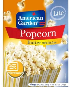 خرید پاپ کورن امریکن گاردن کره ای رژیمی American Garden Popcorn Butter fat free