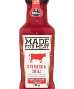 خرید سس چیلی تند مخصوص گوشت کوهنه 235 گرمی Kuhne Made for Meat Sriracha Hot Chili Sauce