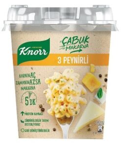 خرید پاستا آماده 3 پنیر کنور Knorr Cabuk Makarna 3 Peynirli
