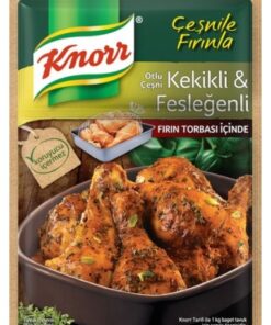 خرید  ادویه مخصوص مرغ آویشن و ریحان کنور Knorr Kekikli Feslegenli Firin Torbasi Icinde