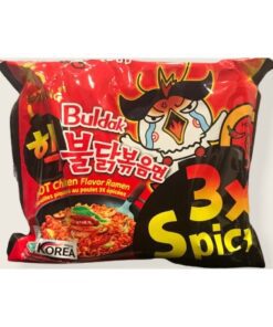 خرید نودل کره ای تریپل اسپایسی مرغ سامیانگ  Samyang Buldak 3x Spicy Hot Chicken Flavor Ramen Noodle