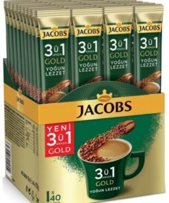 خرید پک 40 عددی کافی میکس گلد جاکوبز Jacobs Coffee Mix 3 in 1 Gold 40pcs