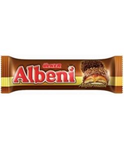 بیسکویت شکلاتی کاراملی آلبنی الکر  Ulker Albeni Caramel with Coated Chocolate Biscuit