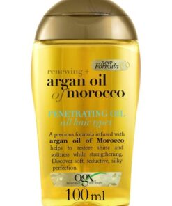 خرید روغن مو آرگان مراکشی مناسب انواع مو او جی ایکس Ogx Penetrating All Hair Types Renewing Argan Oil