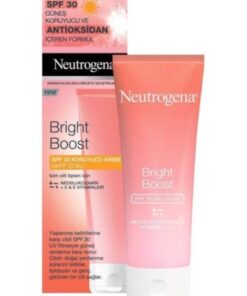کرم ضد آفتاب، ضد لک و روشن کننده برایت بوست نوتروژینا Neutrogena Bright Boost Koruyucu Hafif Kremi