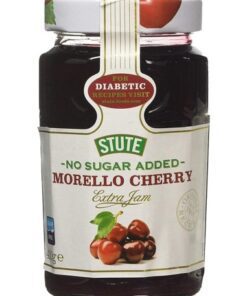 خرید مربا آلبالو بدون قند استوت Stute No Sugar Added Morello Cherry Extra Jam