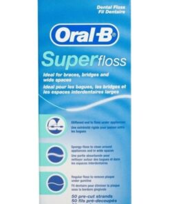 خرید نخ دندان ارتودنسی سوپر فلاس اورال بی Oral B Super Braces, Bridges Flosse
