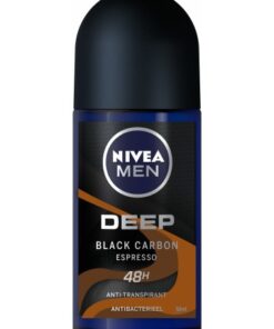 خرید رول ضد تعریق مردانه دیپ بلک کربن اسپرسو نیوآ Nivea Men Deep Black Carbon Espresso Roll On