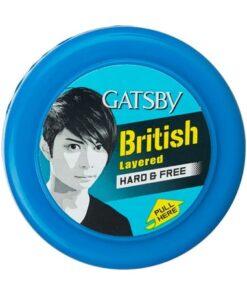 خرید واکس مو بریتیش لیرد گتسبی Gatsby British Layered Hard & Free Hair Wax