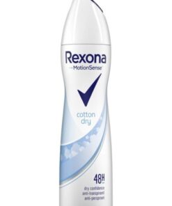 خرید اسپری بدن ضد تعریق زنانه کاتن درای رکسونا Rexona Cotton Dry Body Spray