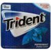 خرید آدامس نعنا فلفلی تریدنت Trident Peppermint Sugar Free Gum