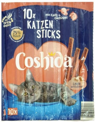 خرید تشویقی گربه گوشت گوساله و مرغ کوشیدا Cooshida Beef & Poultry Cat Stick