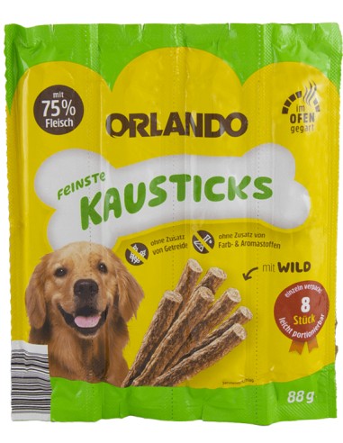 خرید تشویقی سگ گوشت شکاری اورلاندو Orlando mit Wild Feinste Kausticks