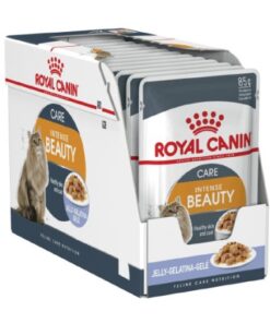خرید پوچ گربه اینتنس بیوتی ژله ای رویال کنین Royal Canin Intense Beauty in Jelly Wet Cat Pouch