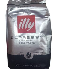 دانه قهوه ایلی اسپرسو دارک روست 1 کیلویی illy Espresso Dark Roast Coffee Bean