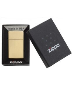 خرید فندک زیپو اسلیم Zippo 1654B (Slim Solid Brass W/O Letters)